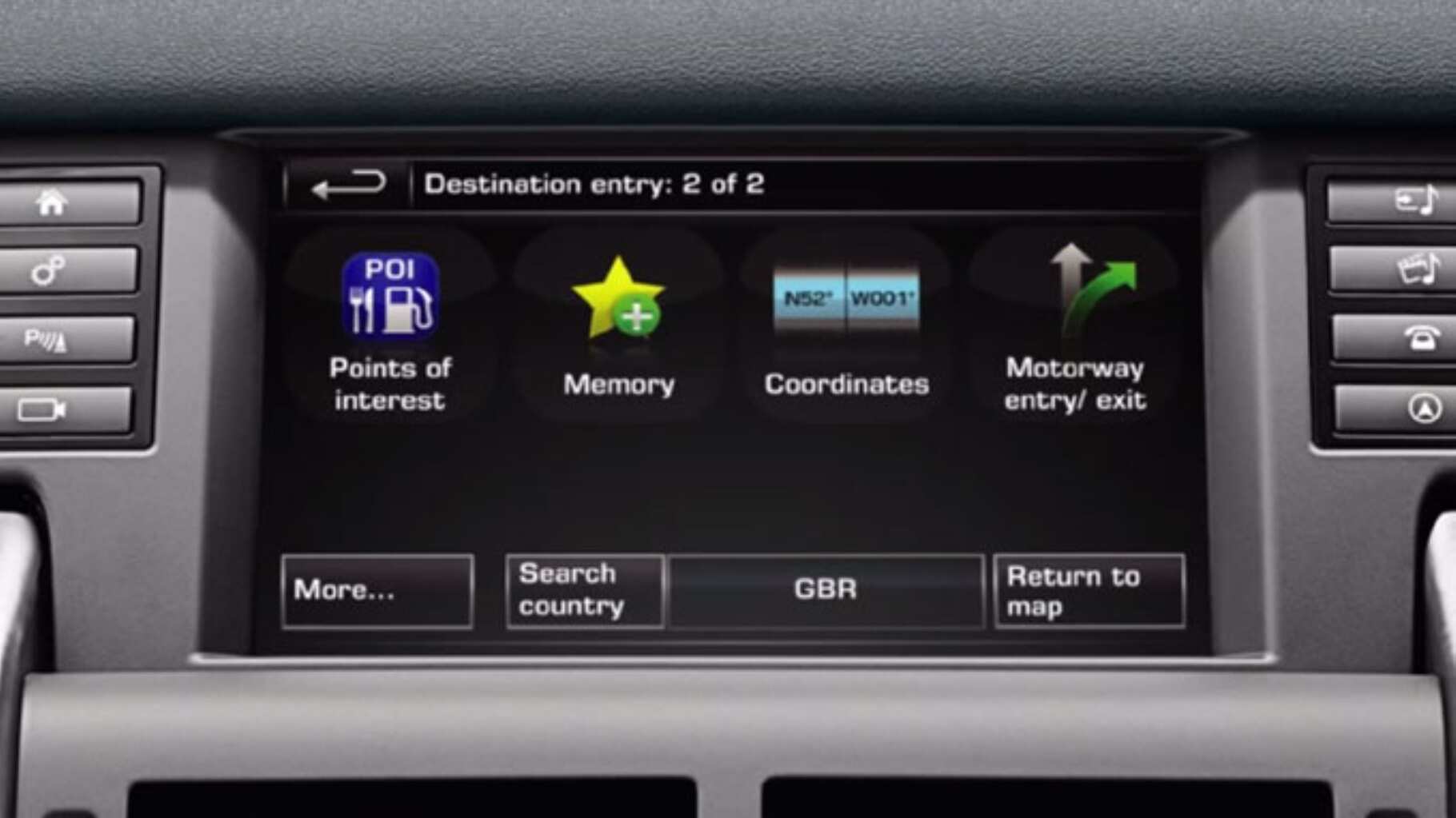 Discovery Sport InControl Touch Plus: POIs