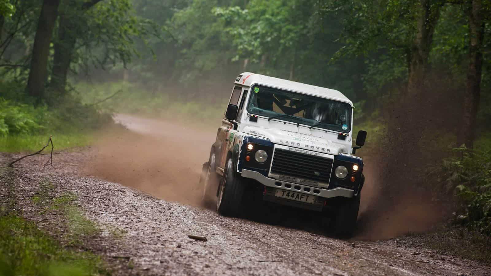 Land Rover Defender challenge Southwell, Nottinghamshire