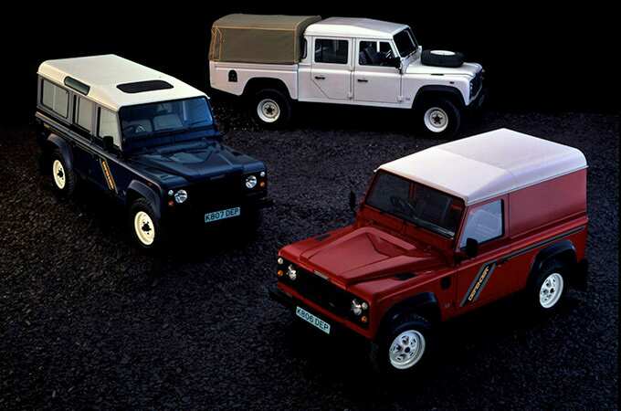 The utility range of Land Rover is renamed Defender 90, 110, and 130