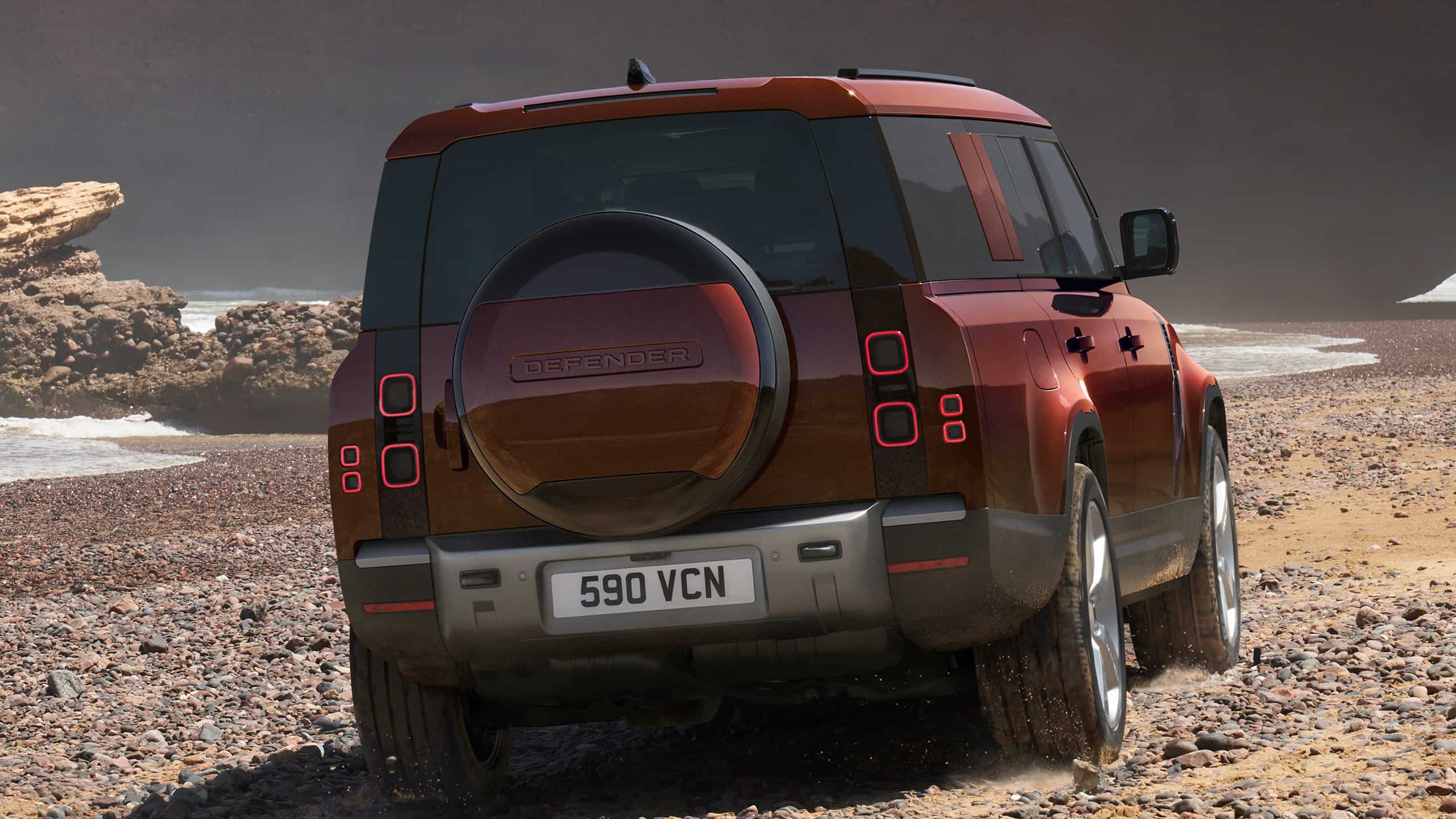 Defender County pack rear profile